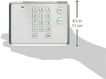 2gig PAD1 Wireless Keypad ETL Listed (Silver)