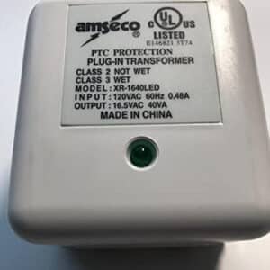 Amseco XR-1640 LED Plug in Transformer