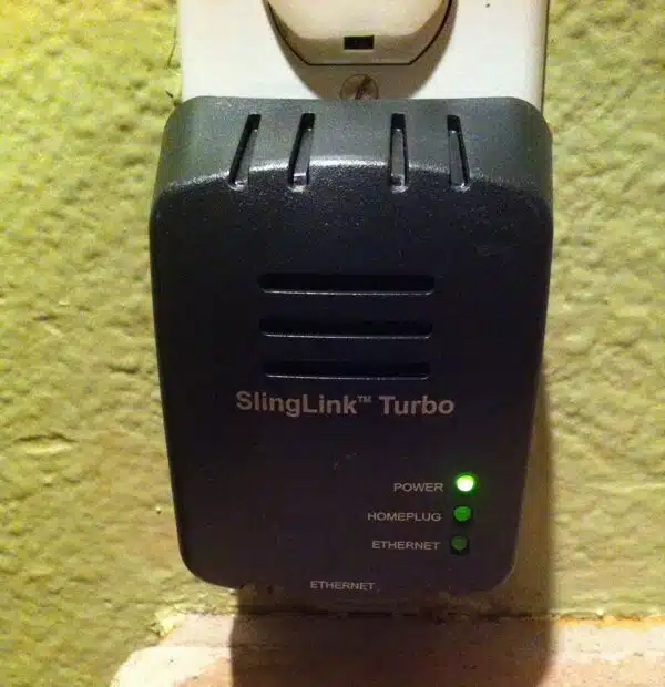 Sling Media Slinglink Turbo W1 Ethernet Over Power Adapter
