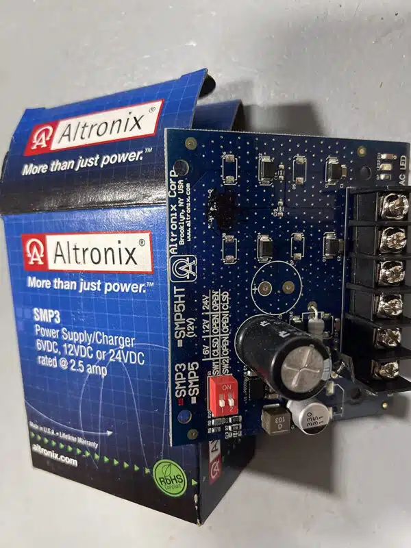 Altronix Corporation – Altronix Smp3 Proprietary Power Supply