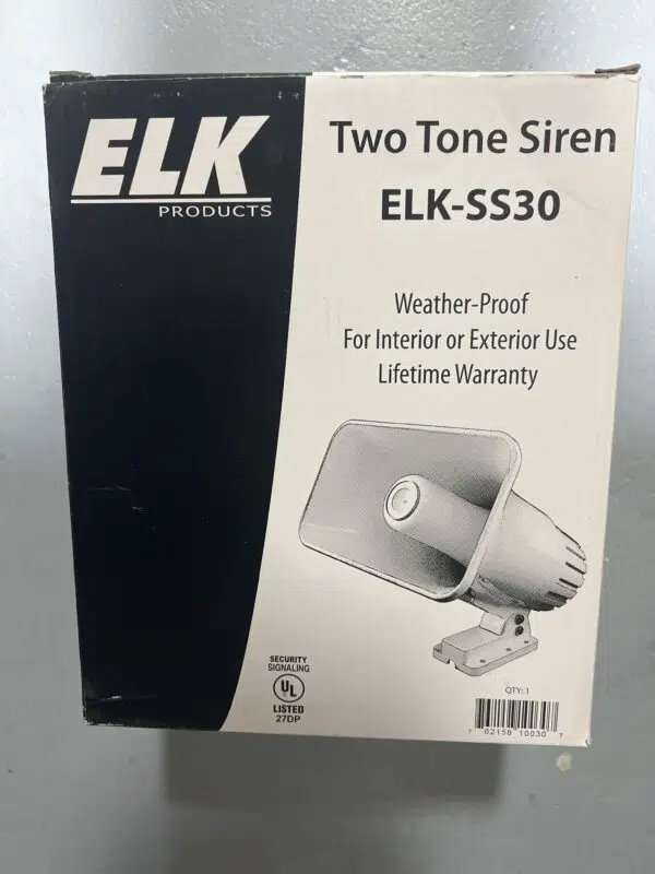 ELK-SS30 Dual Tone Exterior Siren