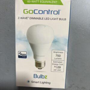 GoControl Z-Wave Dimmable LED Light Bulb