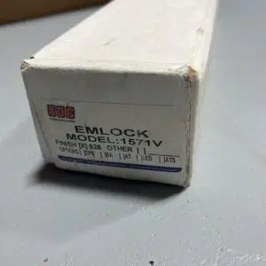 SDC 1571V EMLock 1570 Series Single Electromagnetic Lock, 1200 lbs., Dull Aluminum