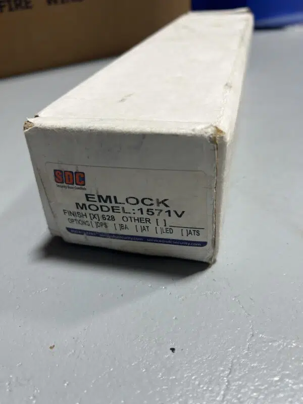 SDC 1571V EMLock 1570 Series Single Electromagnetic Lock, 1200 lbs., Dull Aluminum