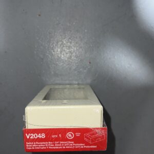 Legrand V2048 Switch & Receptacle Box – 1-3/4 inch deep