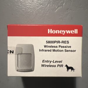 Honeywell Home 5800PIR-RES Entry-Level Wireless PIR Motion Sensor with Pet Immunity, 35′ x 40′ Range