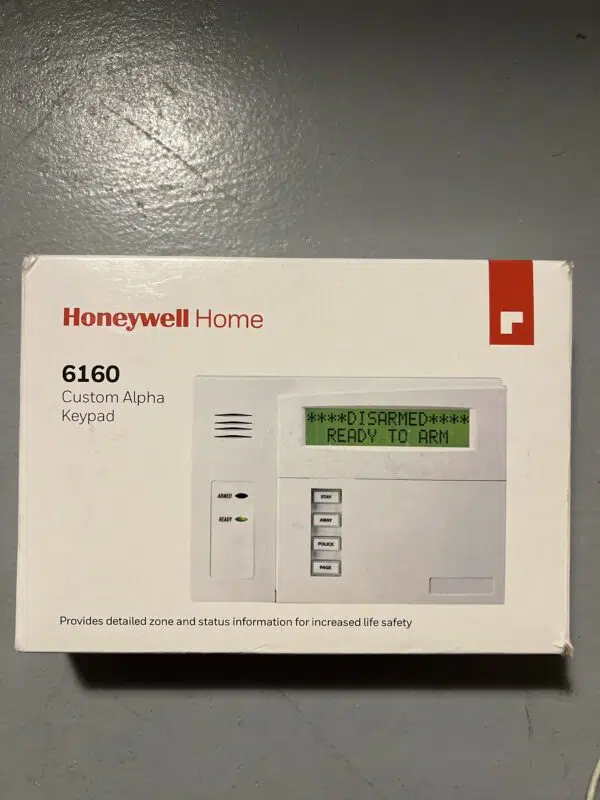 Honeywell Home 6160 32-Character Alpha Display Keypad for VISTA Systems